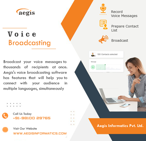Voice broadcasting tool aegis display